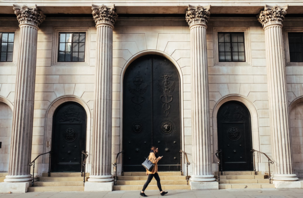 The Federal Reserve keeps interest rates steady and revises economic forecasts.