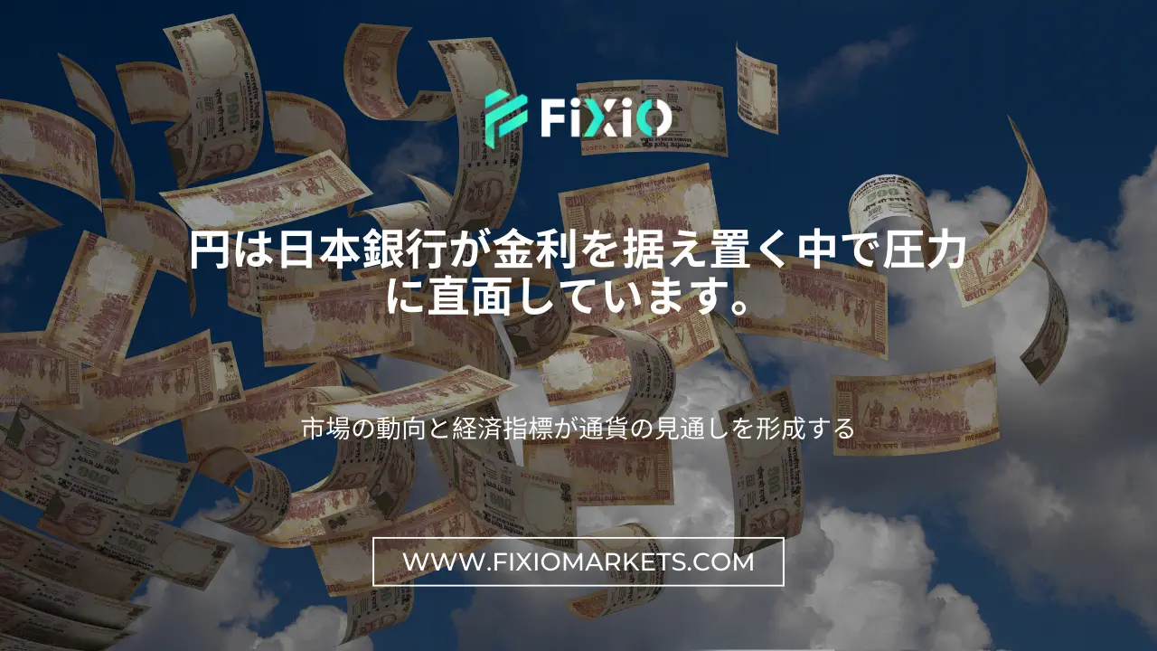 円は日本銀行が金利を据え置く中で圧力に直面しています。